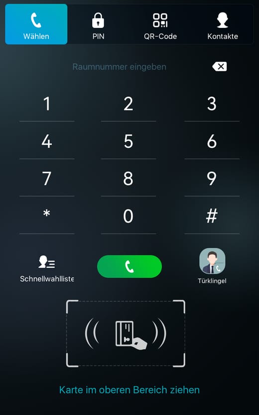 Türstation – Wählen
